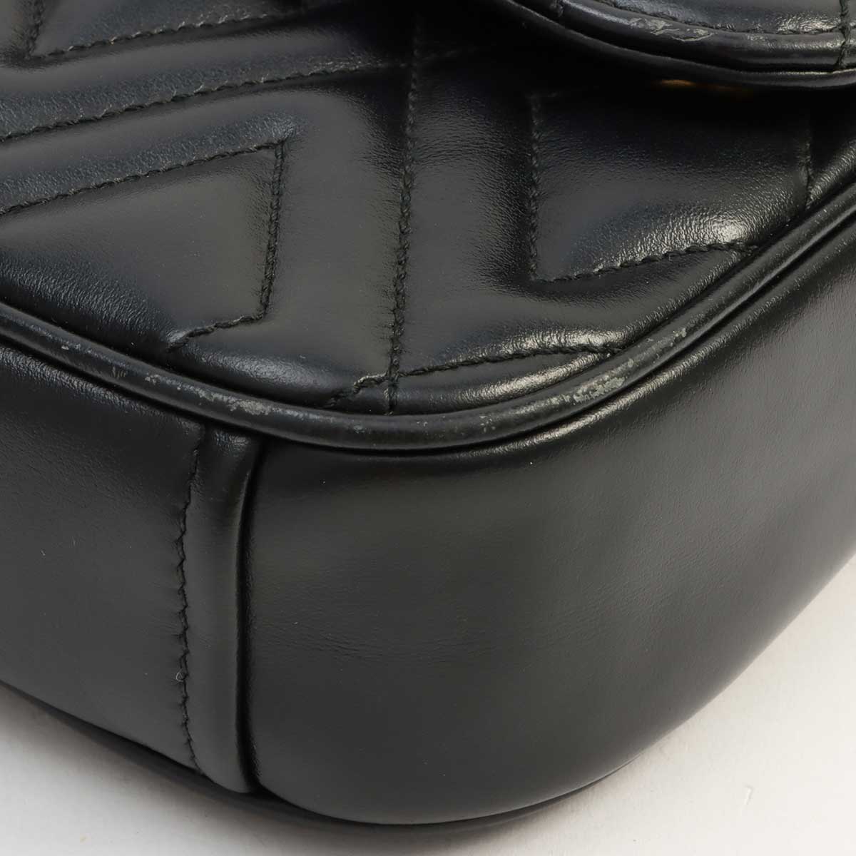 Logo Plate Shoulder Bag Black