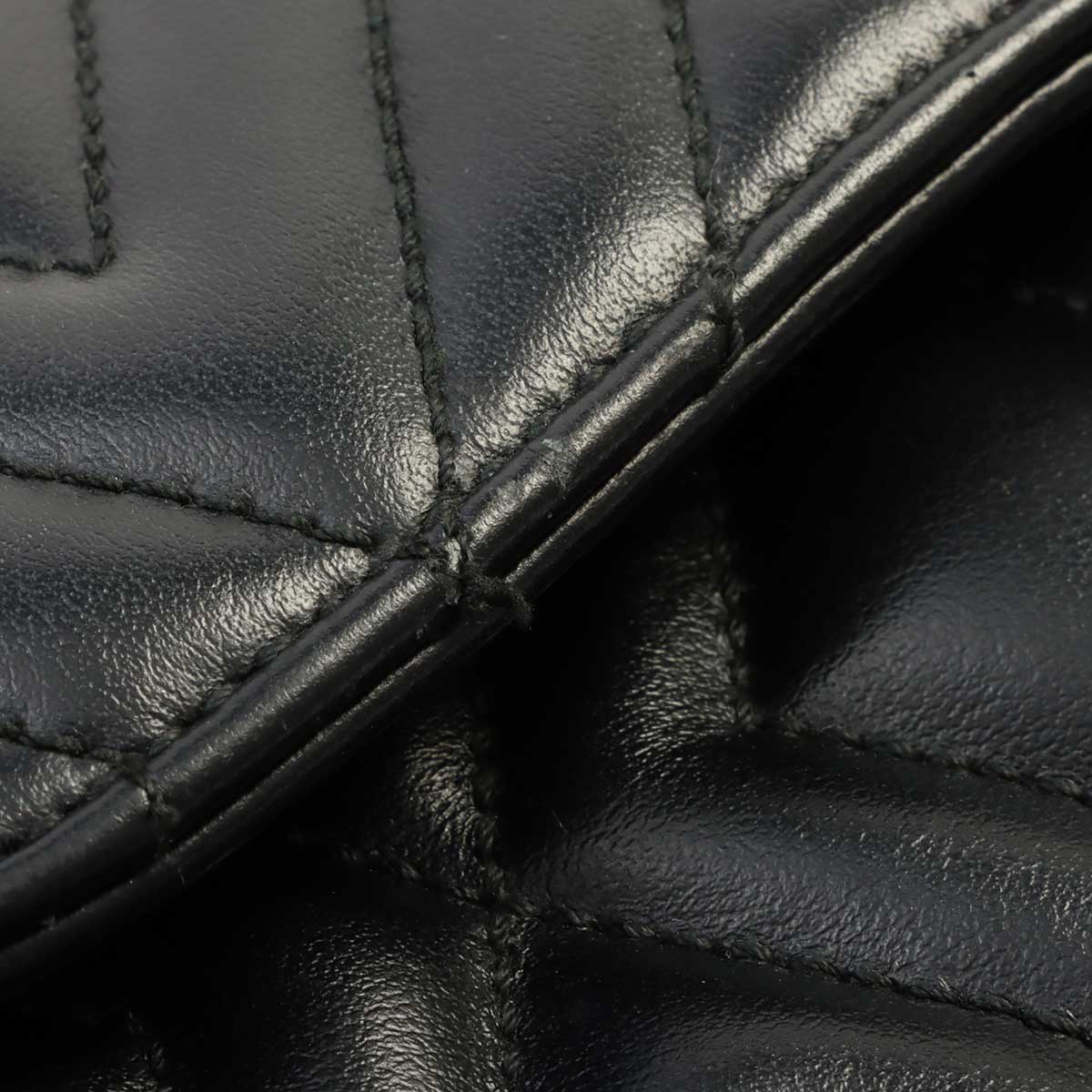 Logo Plate Shoulder Bag Black