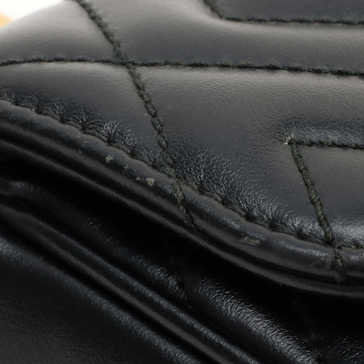 Logo Plate Shoulder Bag Black