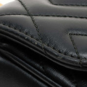 Logo Plate Shoulder Bag Black