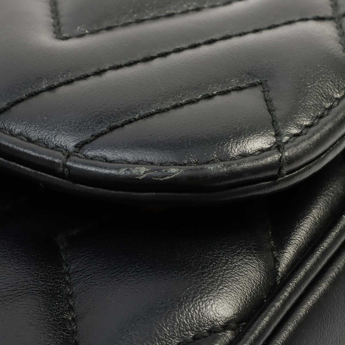 Logo Plate Shoulder Bag Black