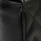 Logo Plate Shoulder Bag Black