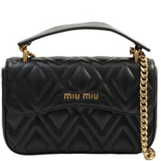 Logo Plate Shoulder Bag Black