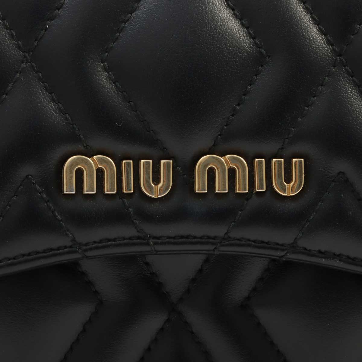 Logo Plate Shoulder Bag Black