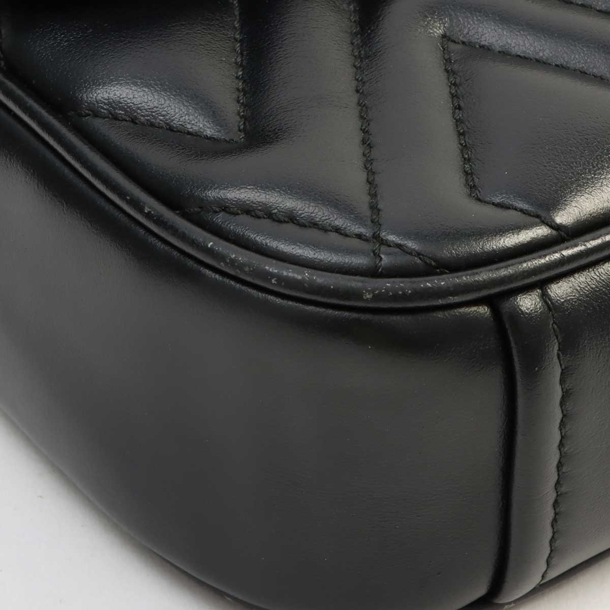 Logo Plate Shoulder Bag Black