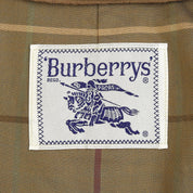 Check-lined Balmacaan Coat #7 Beige