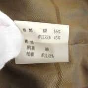 Check-lined Balmacaan Coat #7 Beige