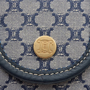 Macadam Pattern Mini Handbag, Navy