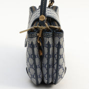 Macadam Pattern Mini Handbag, Navy