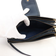 Macadam Pattern Mini Handbag, Navy