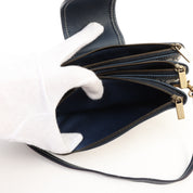 Macadam Pattern Mini Handbag, Navy