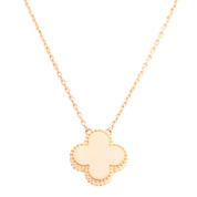 2017 Holiday Limited Edition 18K Bull's-eye Vintage Alhambra Necklace Pink Gold/Brown