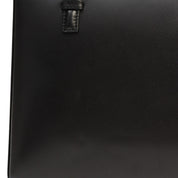 ロゴエンボスハンドバッグ ブラック