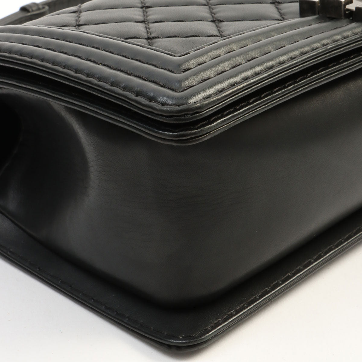 2014 Boy Chanel Chain Shoulder Bag in Black