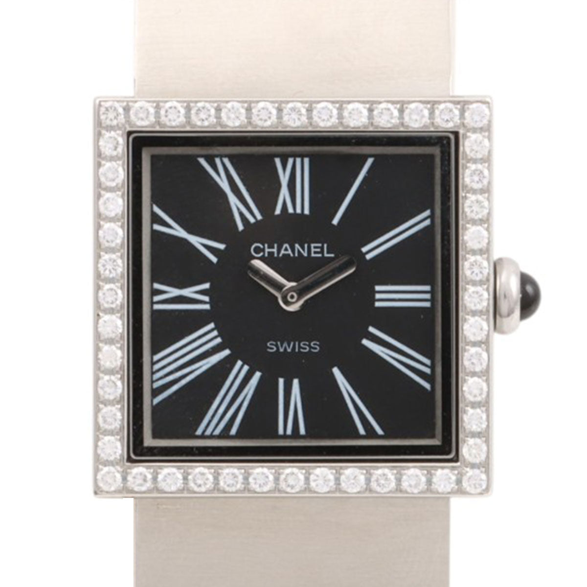 Diamond Mademoiselle Watch H0875 Quartz Black