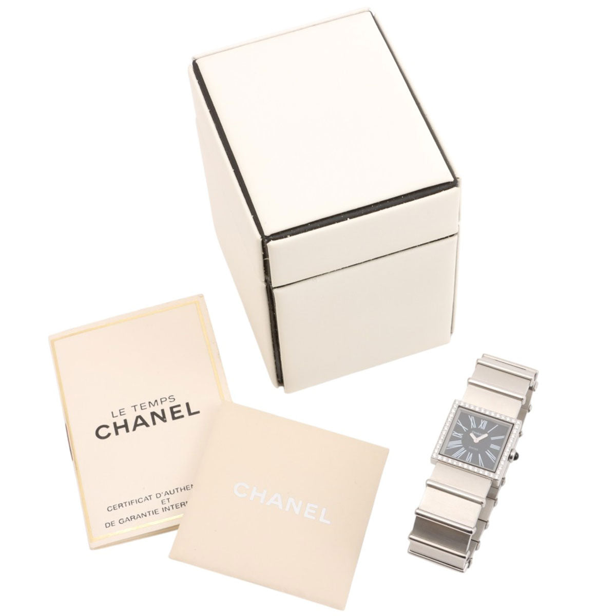 Diamond Mademoiselle Watch H0875 Quartz Black