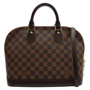 2006 Canvas Damier Alma PM Brown