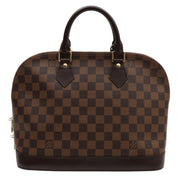 2006 Canvas Damier Alma PM Brown