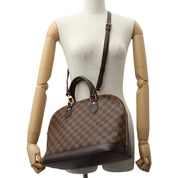 2006 Canvas Damier Alma PM Brown