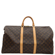 1998年产帆布老花Keepall Bandouliere 55 旅行包 棕色