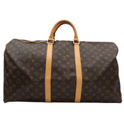 1998年产帆布老花Keepall Bandouliere 55 旅行包 棕色