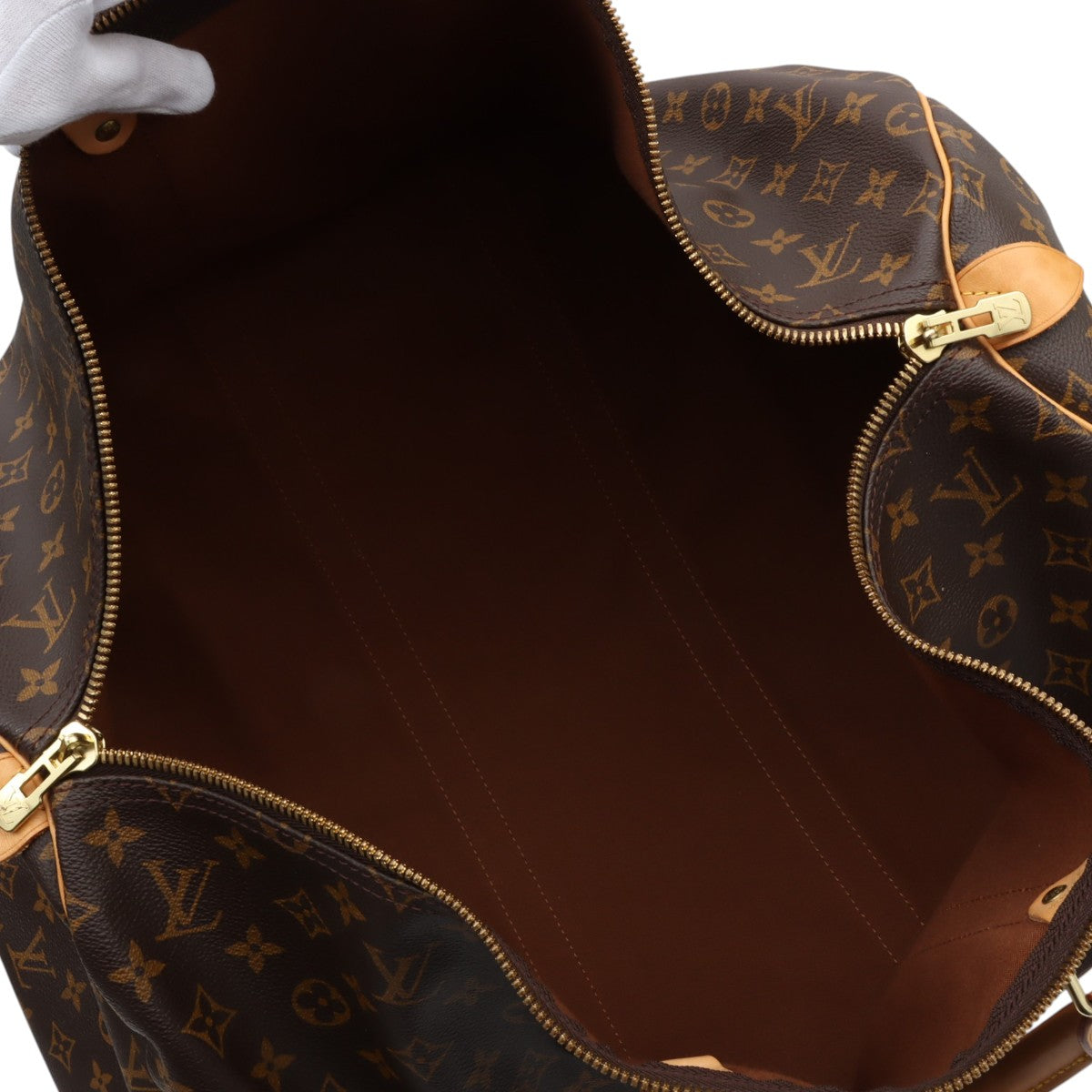 1998年产帆布老花Keepall Bandouliere 55 旅行包 棕色
