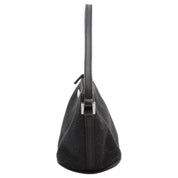 Brown Canvas GG Pattern Handbag