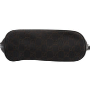 Brown Canvas GG Pattern Handbag