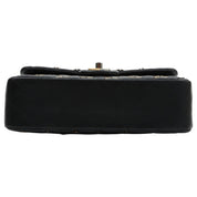 2020s design classic flap chain bag 23cm black