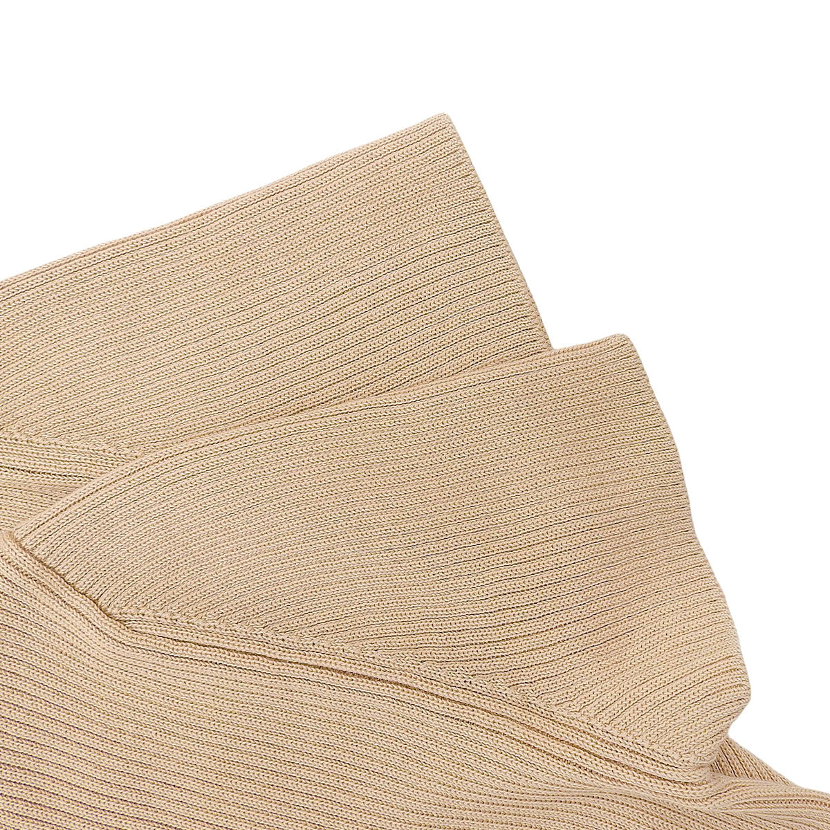 2002 CC Logo Short-Sleeved Knit Top #36 Beige