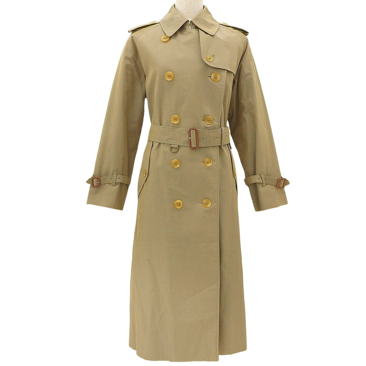 Nova Check Lining Trench Coat Khaki