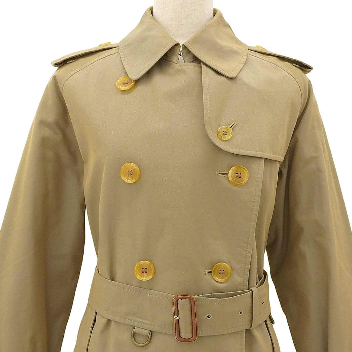 Nova Check Lining Trench Coat Khaki