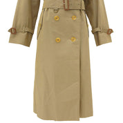 Nova Check Lining Trench Coat Khaki