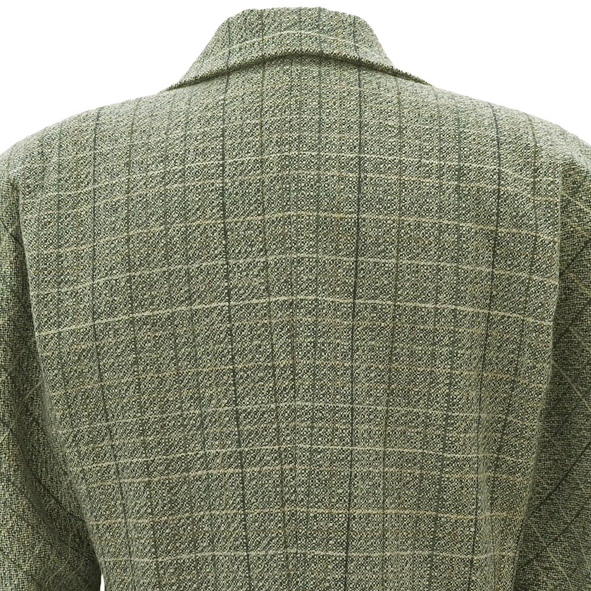 Wool Check Pattern Jacket #S Gray