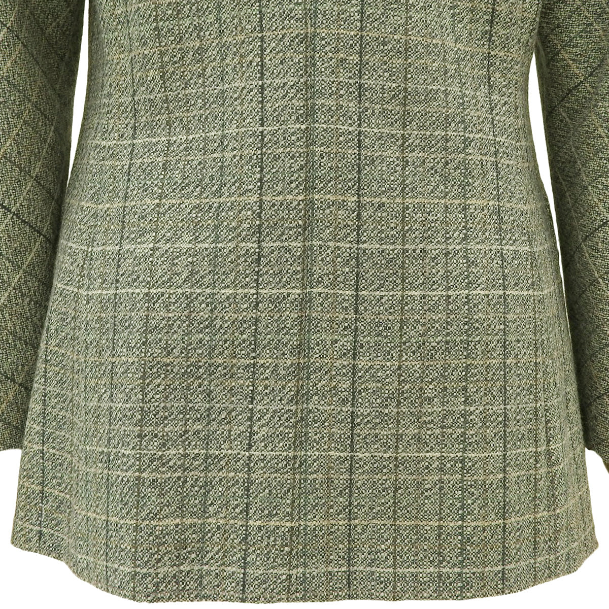 Wool Check Pattern Jacket #S Gray