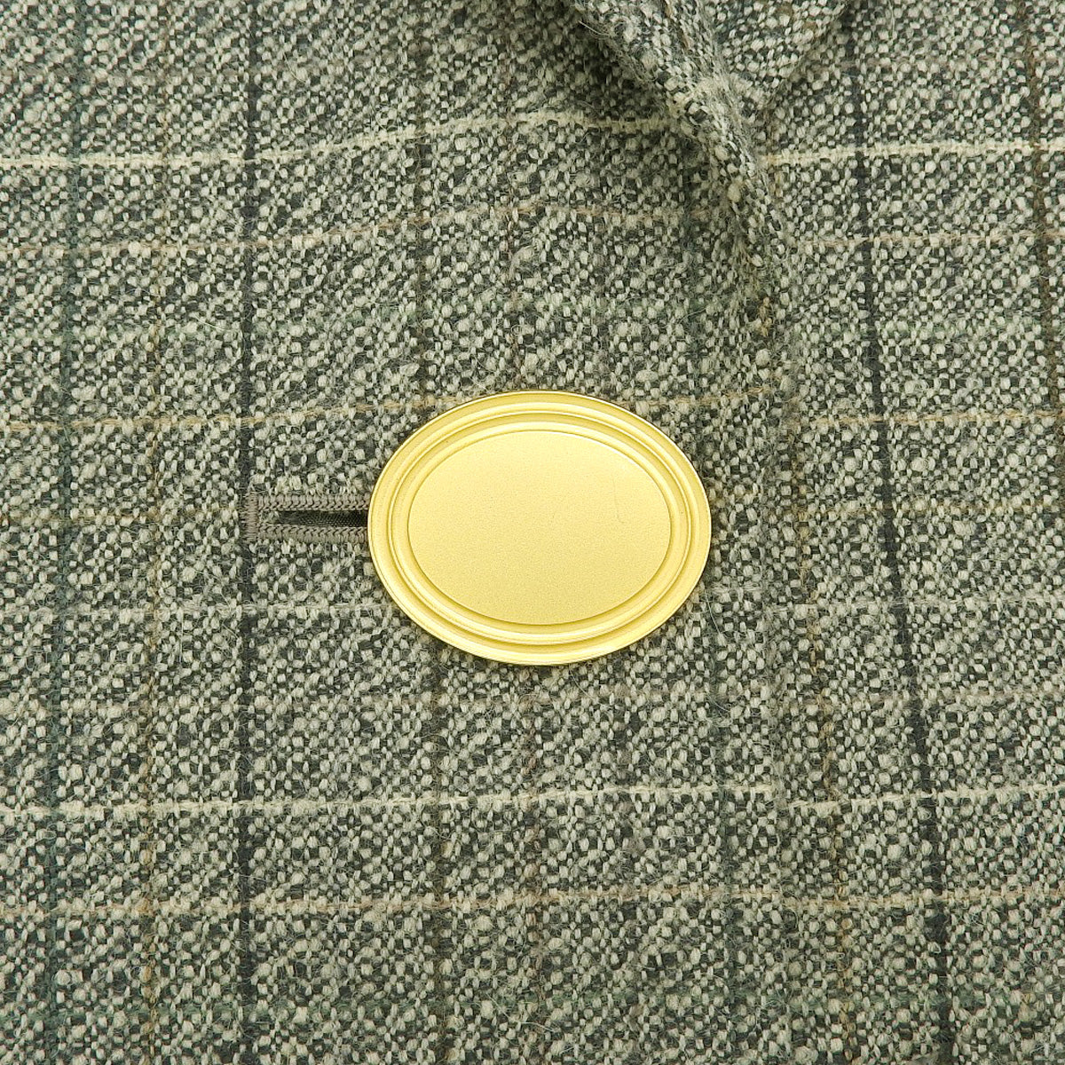 Wool Check Pattern Jacket #S Gray