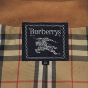 Suede Nova Check Lined Blouson #40 Camel