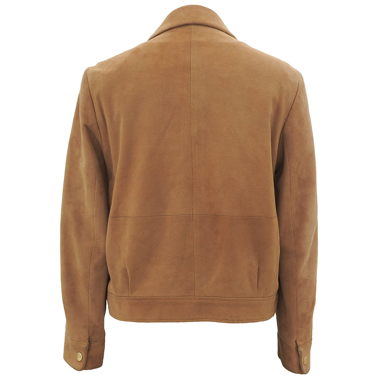 Suede Nova Check Lined Blouson #40 Camel