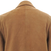 Suede Nova Check Lined Blouson #40 Camel