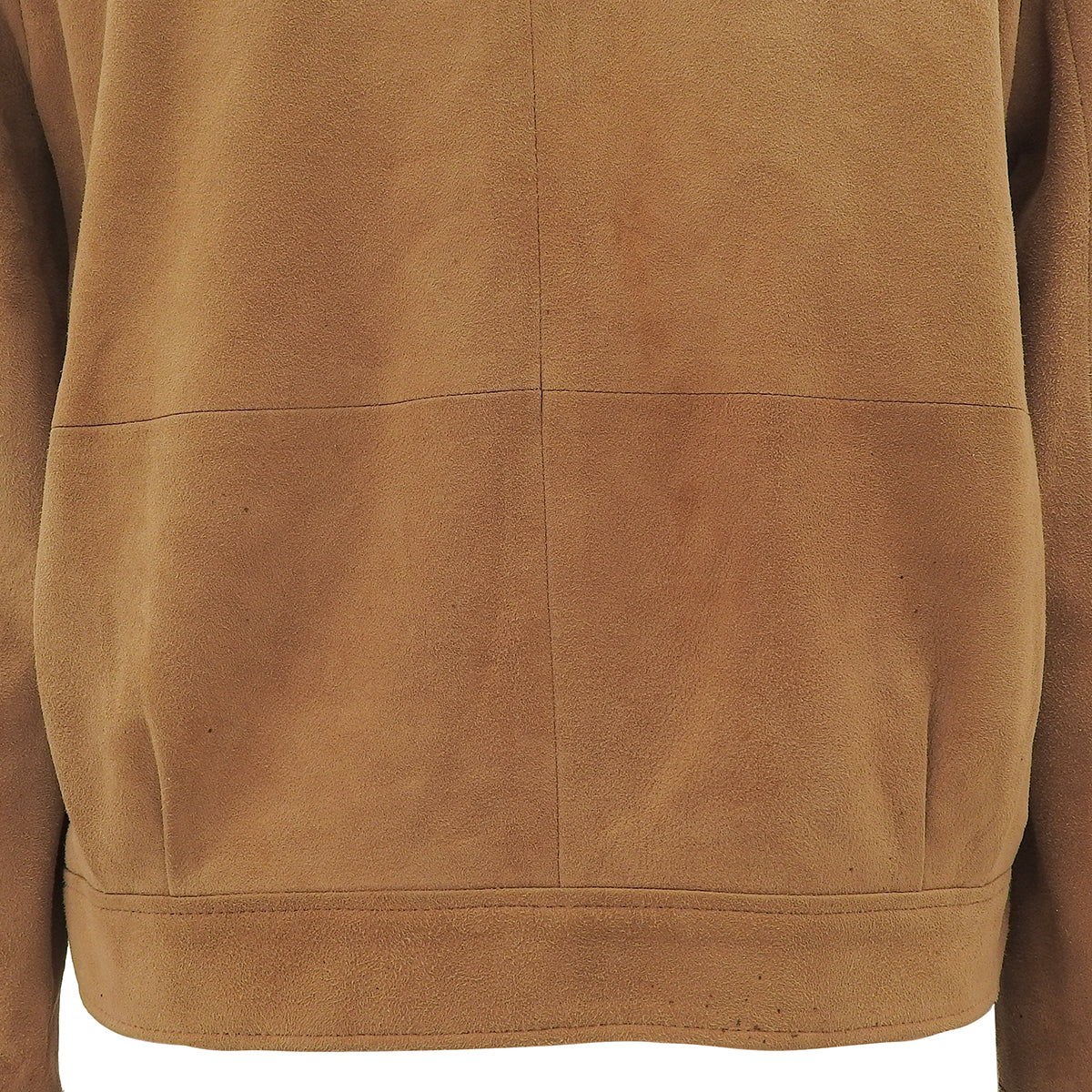 Suede Nova Check Lined Blouson #40 Camel