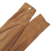 Suede Nova Check Lined Blouson #40 Camel