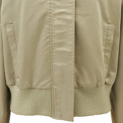 Stand-collar Blouson #40 Beige