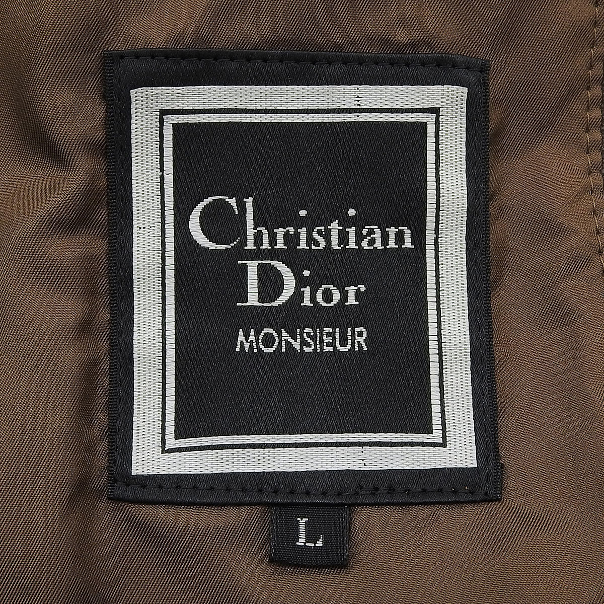 Suede and Leather Combination Down Jacket, Size L, Brown