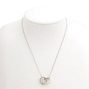 SV925 1837 Interlocking Circles Necklace Silver