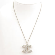 2011 CC rhinestone necklace in silver