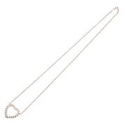 SV925 Twisted Heart Necklace Silver