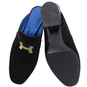 绒面康斯坦茨穆勒鞋 #361/2 黑色