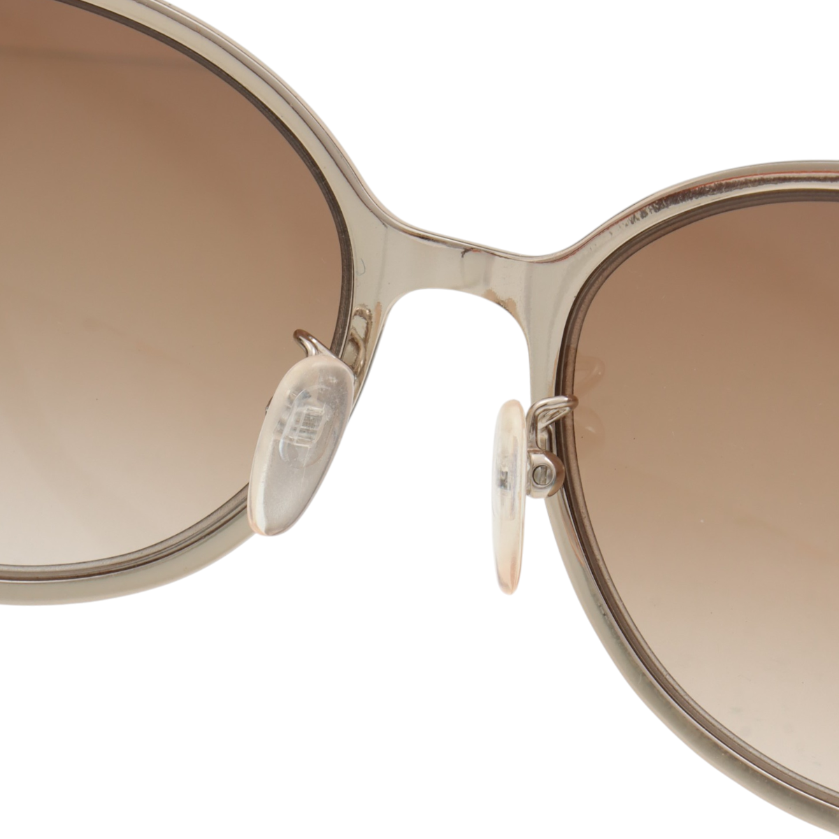 Side Anagram Plate Sunglasses Silver/Brown