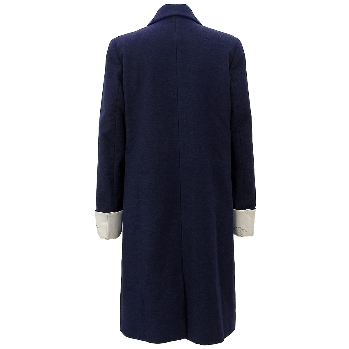 CC Mark Button Double-Breasted Coat #38 Navy