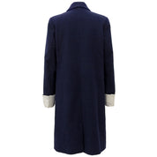 CC Mark Button Double-Breasted Coat #38 Navy